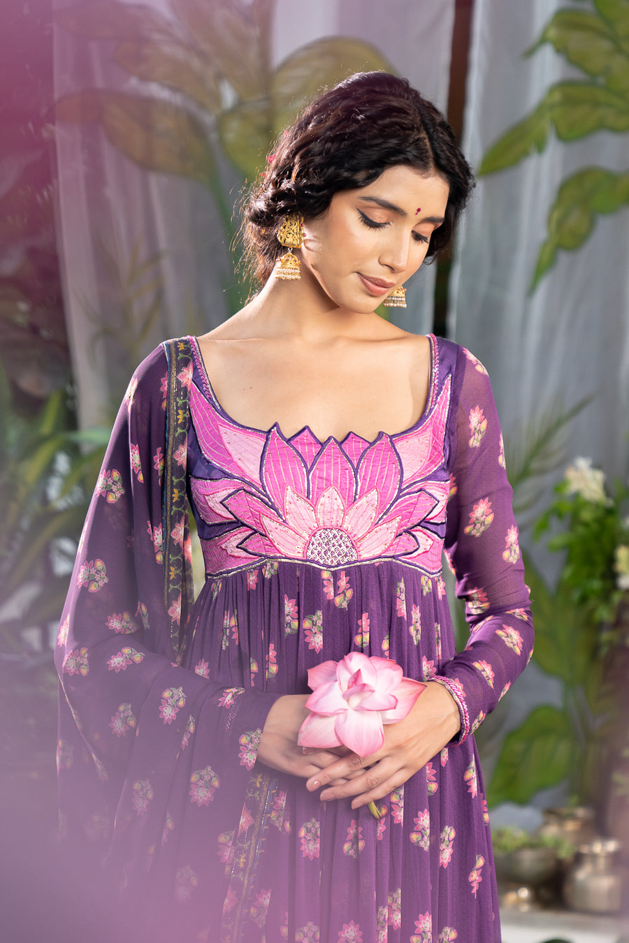 JInal anarkali kurta