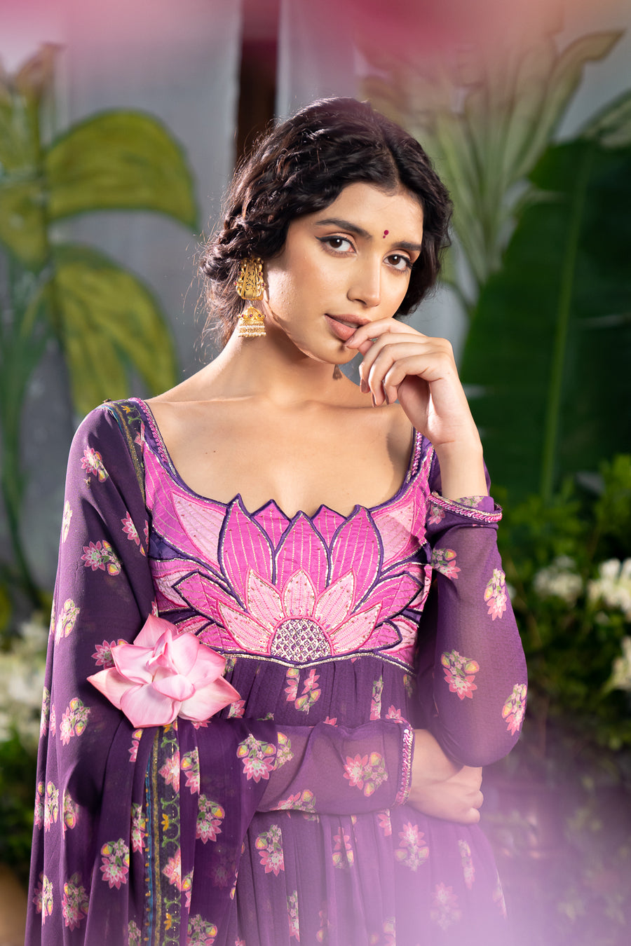 JInal anarkali kurta