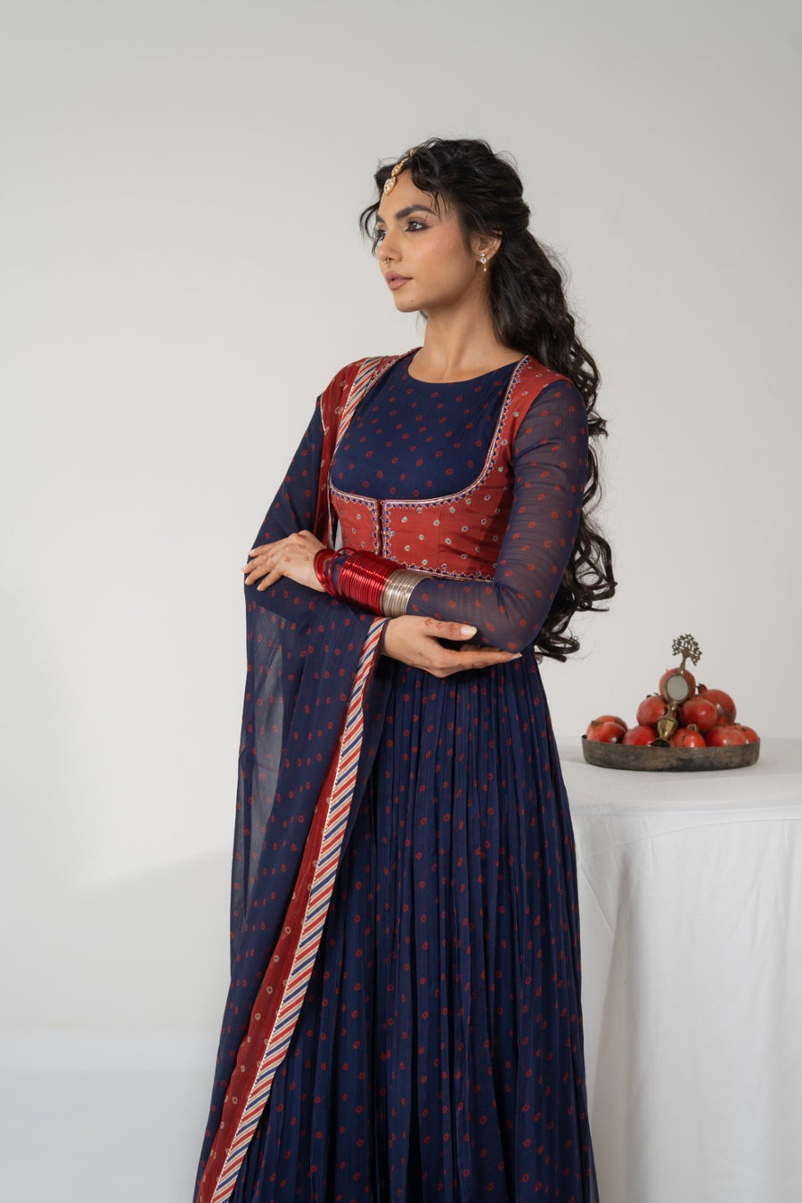 GULNAAR  ANARKALI SET OF 4