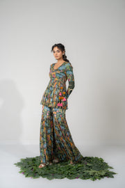 LOTUS GHARARA SET OF 2