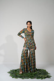 LOTUS GHARARA SET OF 2