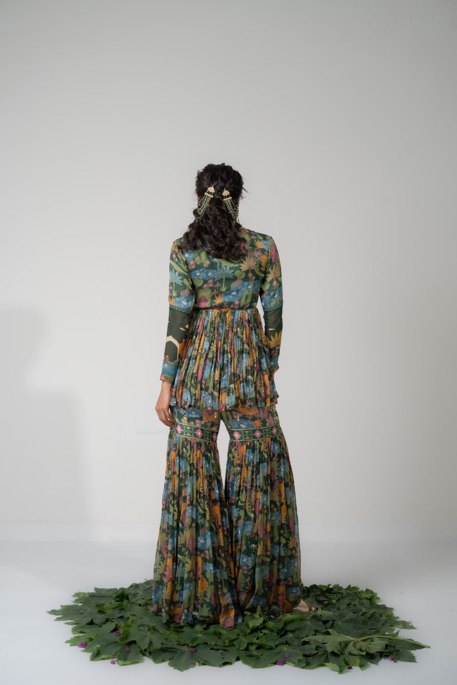 LOTUS GHARARA SET OF 2