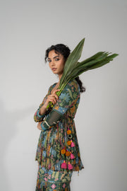 LOTUS GHARARA SET OF 2