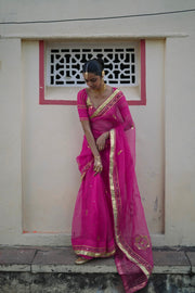 SARGAM SAREE WITH UNSTITCHED BLOUSE
