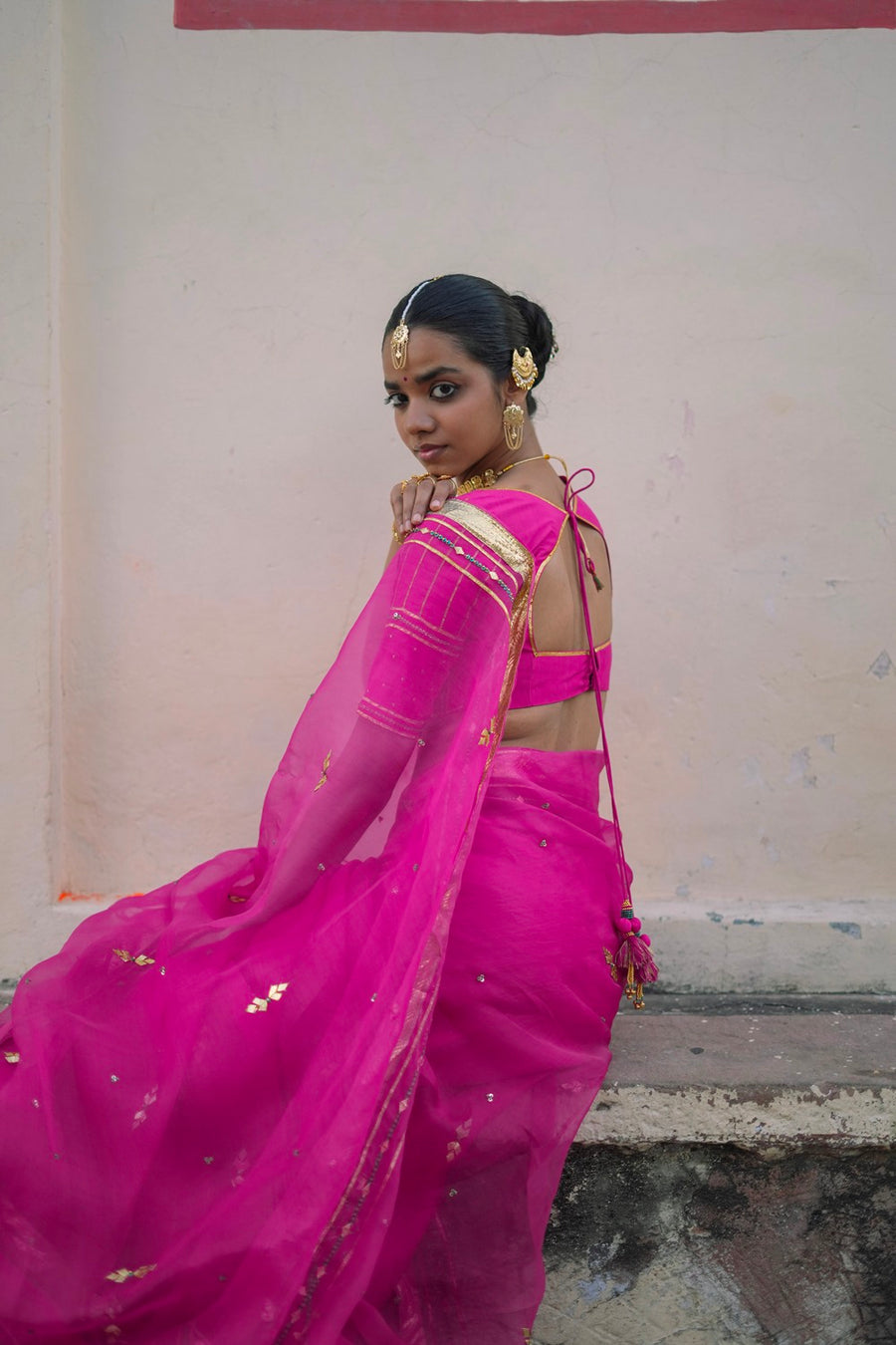 SARGAM SAREE WITH UNSTITCHED BLOUSE