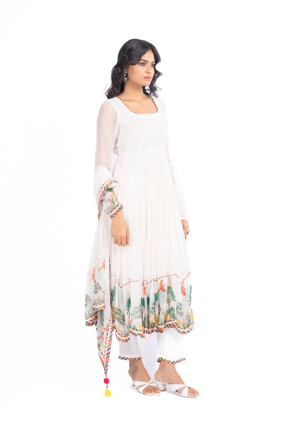 Manushi Chhillar In Noori Anarkali set
