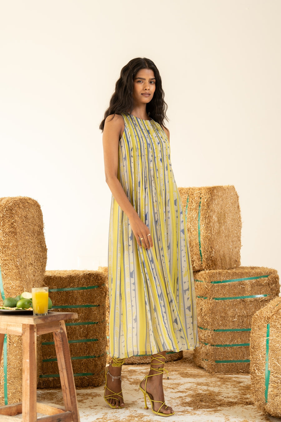 INAAYA GREEN DRESS