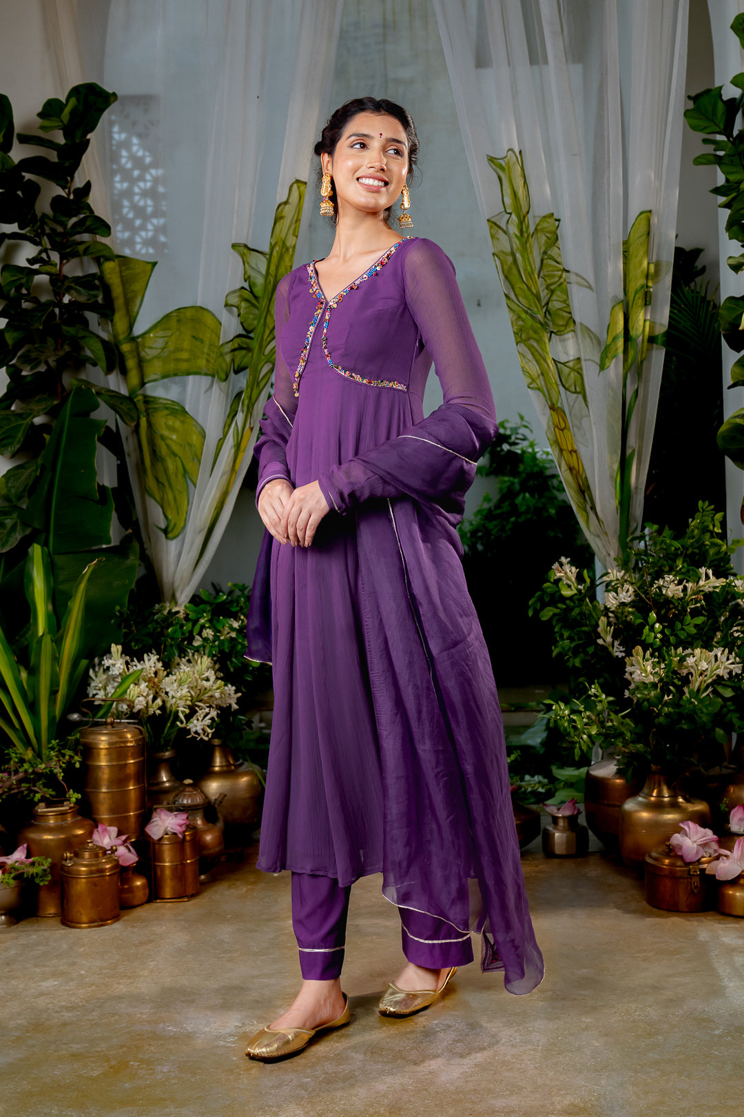 Nishkha anarkali set of 3