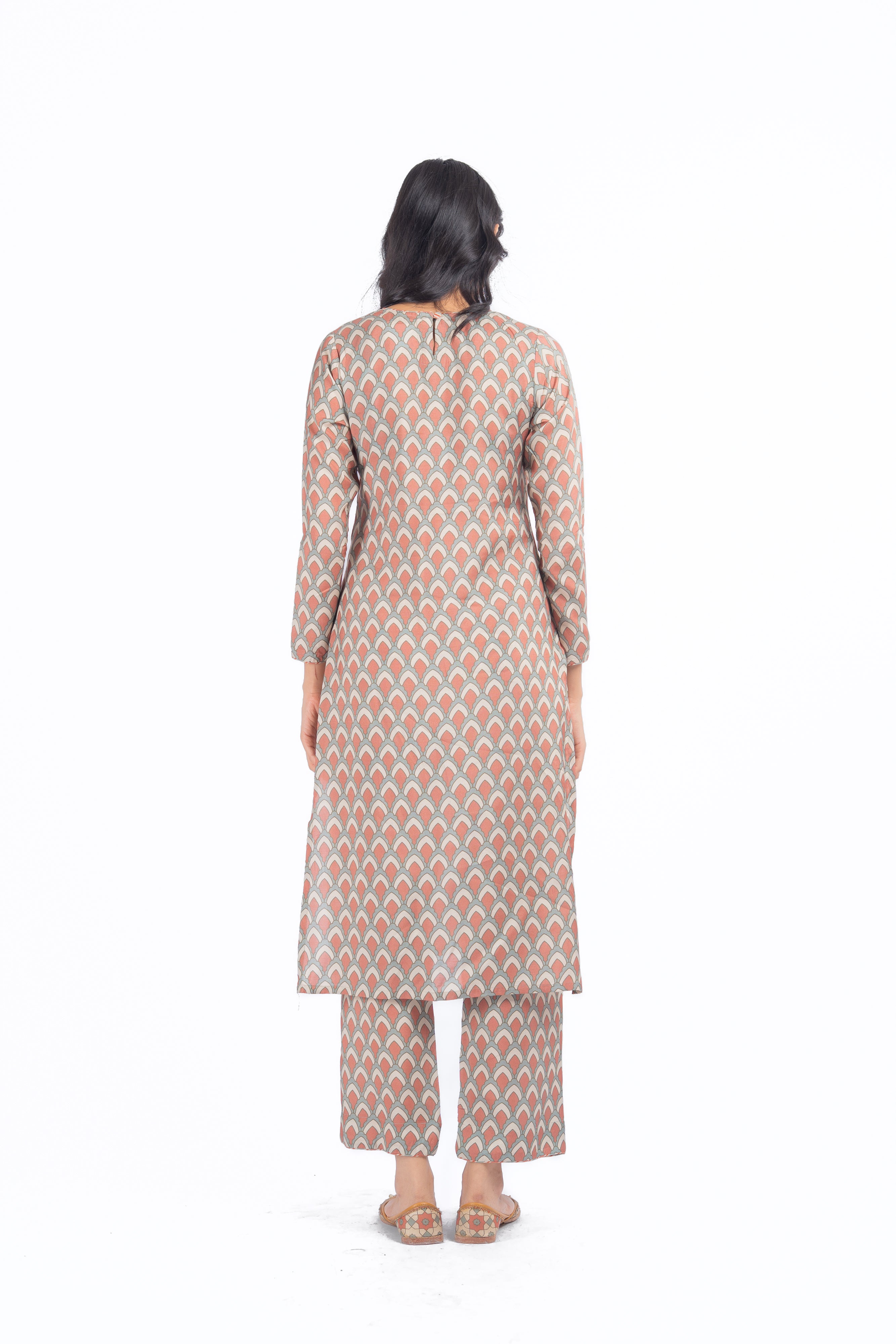 MULTICOLOR MUSLIN - B MOR DARBAR KURTA SET