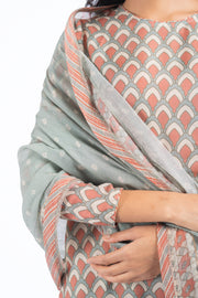 MULTICOLOR MUSLIN - B MOR DARBAR KURTA SET