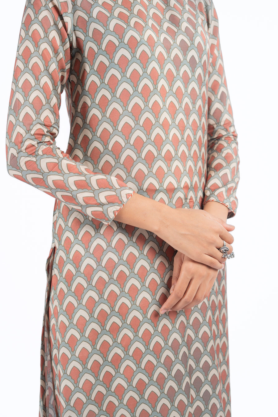 MULTICOLOR MUSLIN - B MOR DARBAR KURTA SET