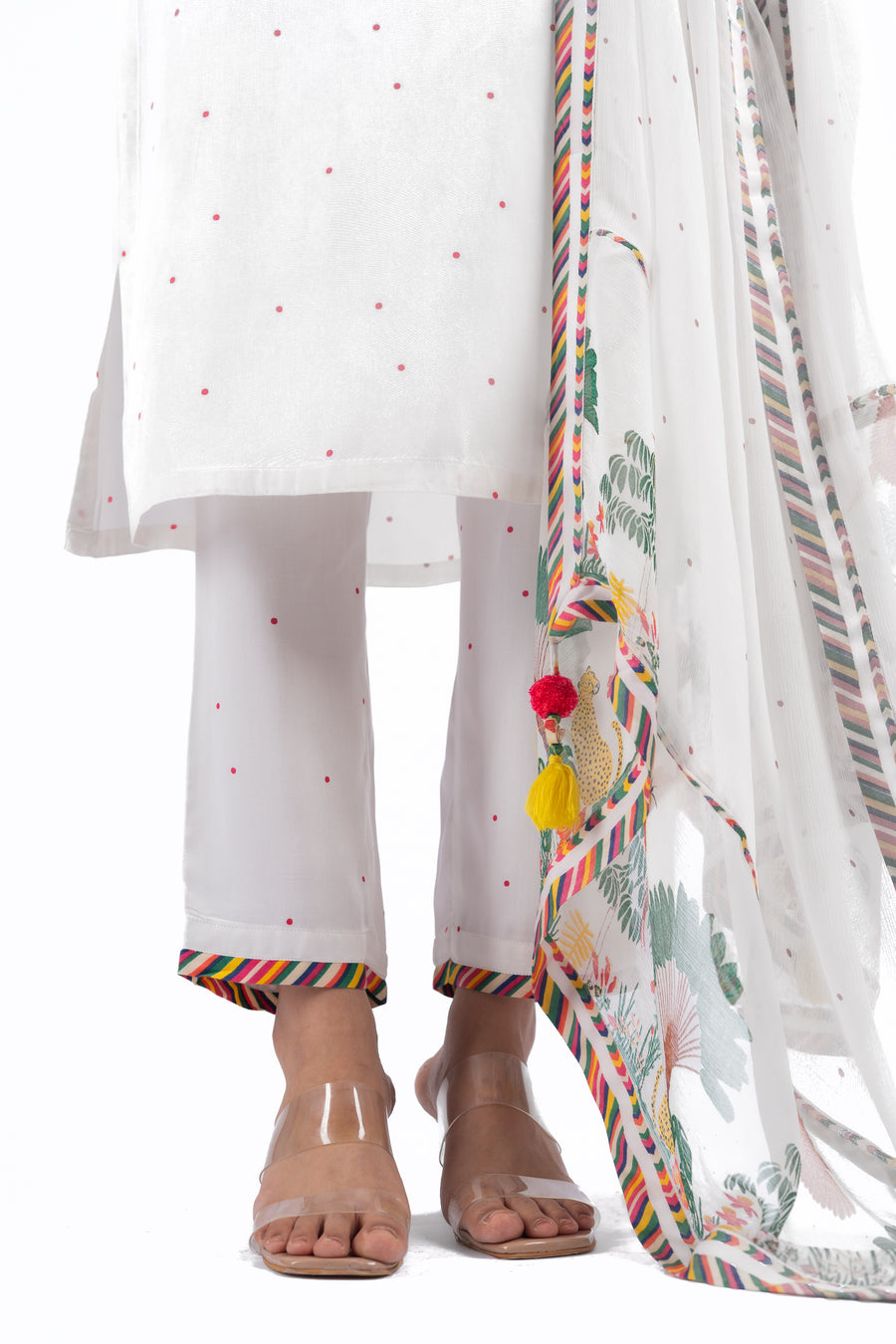 White Jugnu Kurta