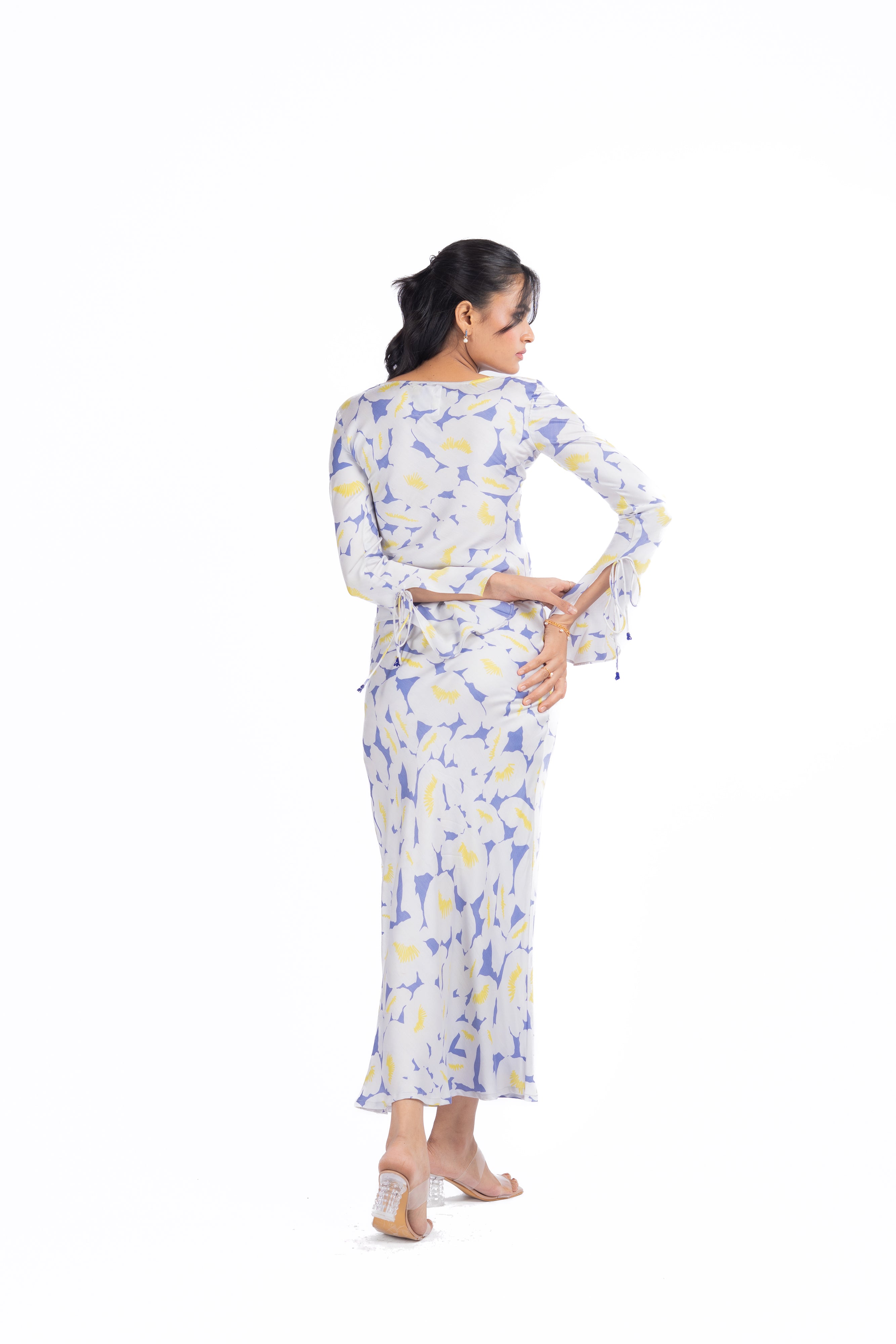 NIRA GREEN SKIRT & TOP SET OF 2