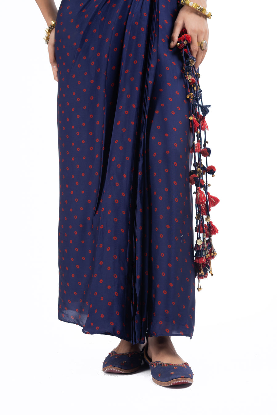 JHUMKI JHALAK JHANKAR SKIRT WITH CORSET AND FLOATING  SET OF 3