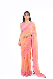 TEEJRI SAREE WITH UN-STITCHED BLOUSE PIECE