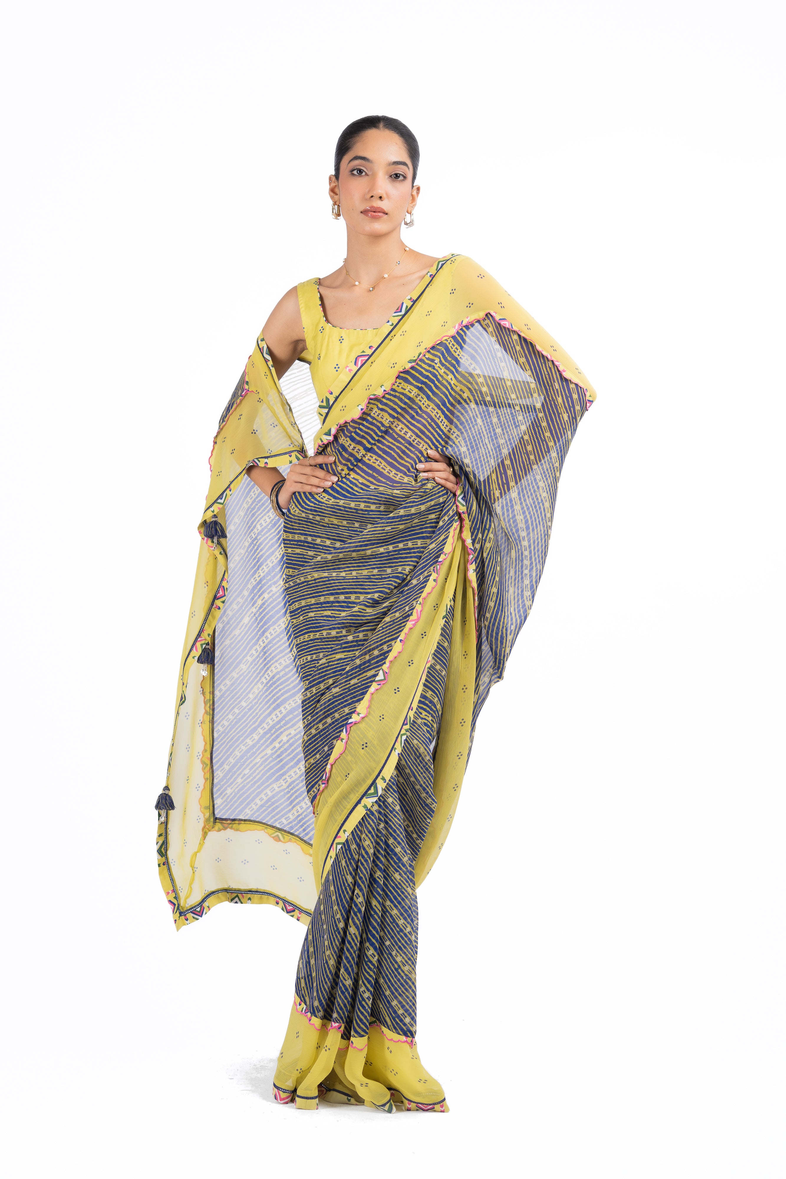 MORBANI SAREE WITH UN-STITCHED BLOUSE PIECE