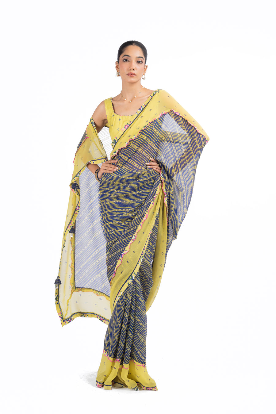 MORBANI SAREE WITH UN-STITCHED BLOUSE PIECE