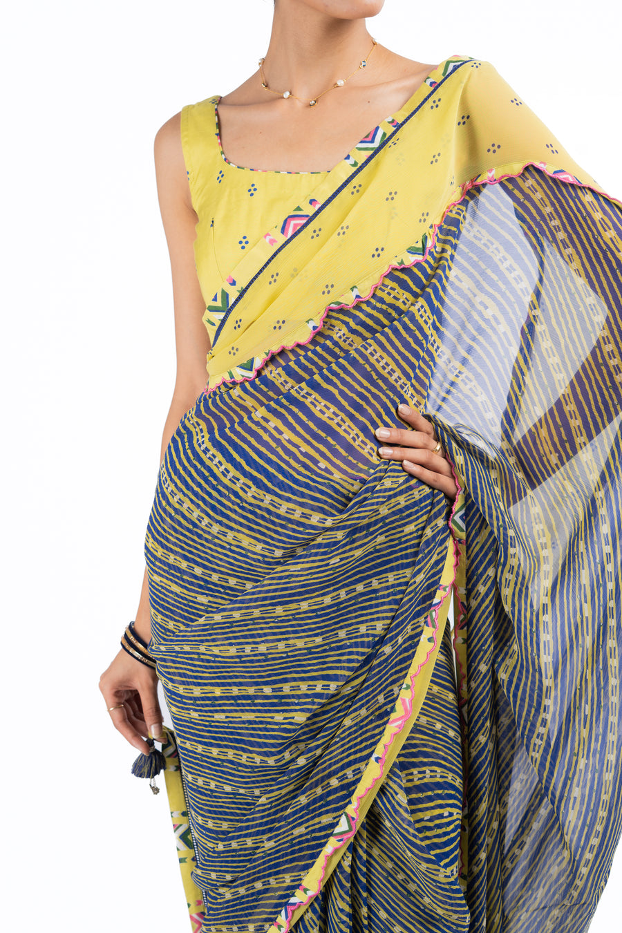MORBANI SAREE WITH UN-STITCHED BLOUSE PIECE