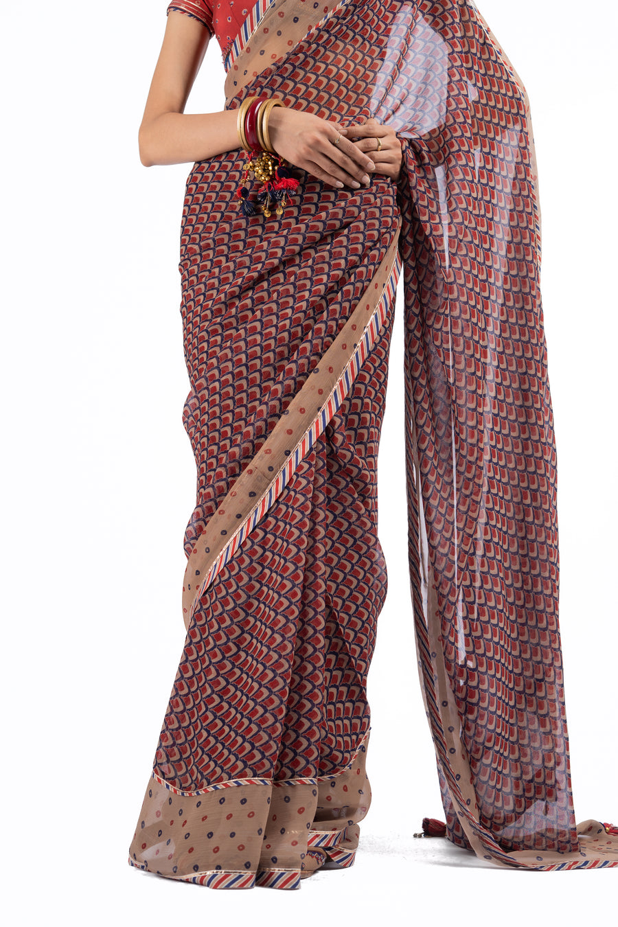 RAGINI SAREE WITH UNSTITCHED BLOUSE