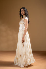 MOGRA SKIRT & JUHI CORSET TOP SET OF 2