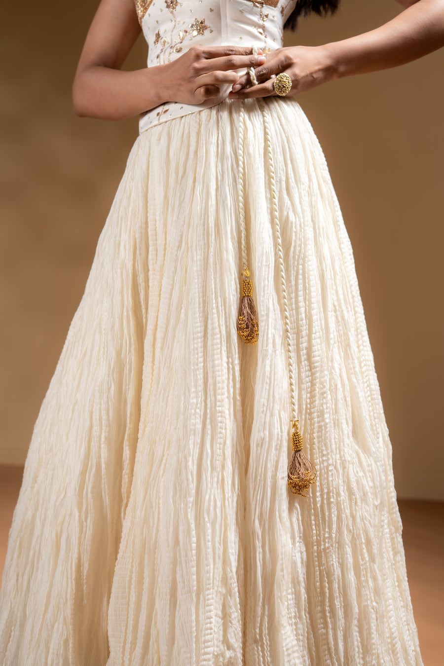 MOGRA SKIRT & JUHI CORSET TOP SET OF 2