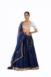 KIRAN LEHENGA WITH MRIDULA BLOUSE SET OF 3