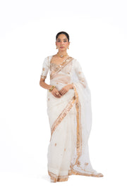 MRIDULA SAREE WITH STITCHED BLOUSE SET OF 2
