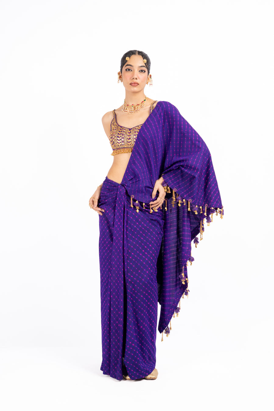 APSARA DRAPED SAREE SET OF 3