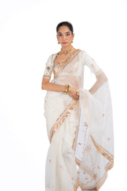 MRIDULA SAREE WITH STITCHED BLOUSE SET OF 2