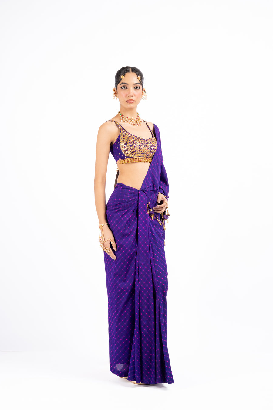 APSARA DRAPED SAREE SET OF 3
