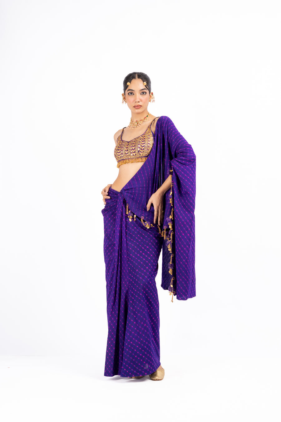 APSARA DRAPED SAREE SET OF 3