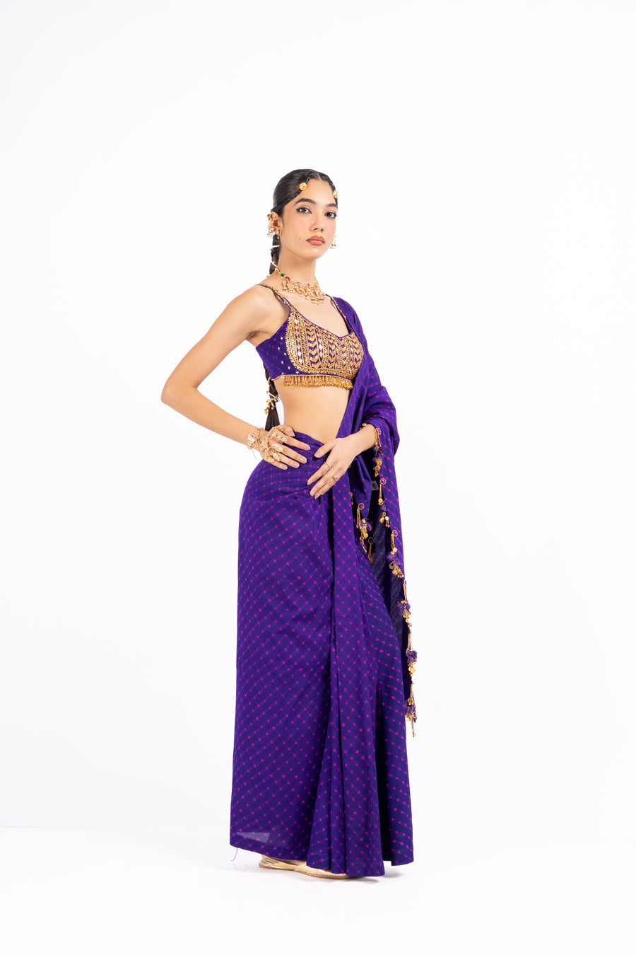 APSARA DRAPED SAREE SET OF 3