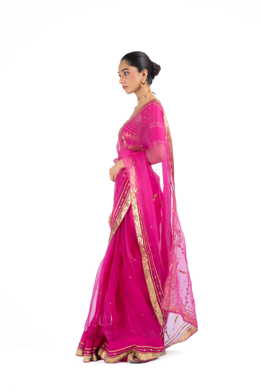 SARGAM SAREE WITH UNSTITCHED BLOUSE
