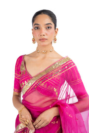 SARGAM SAREE WITH UNSTITCHED BLOUSE