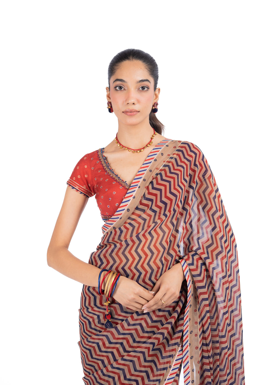 NUPUR SAREE WITH UNSTITCHED BLOUSE