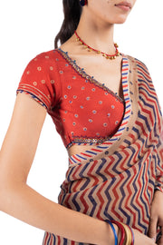 NUPUR SAREE WITH UNSTITCHED BLOUSE