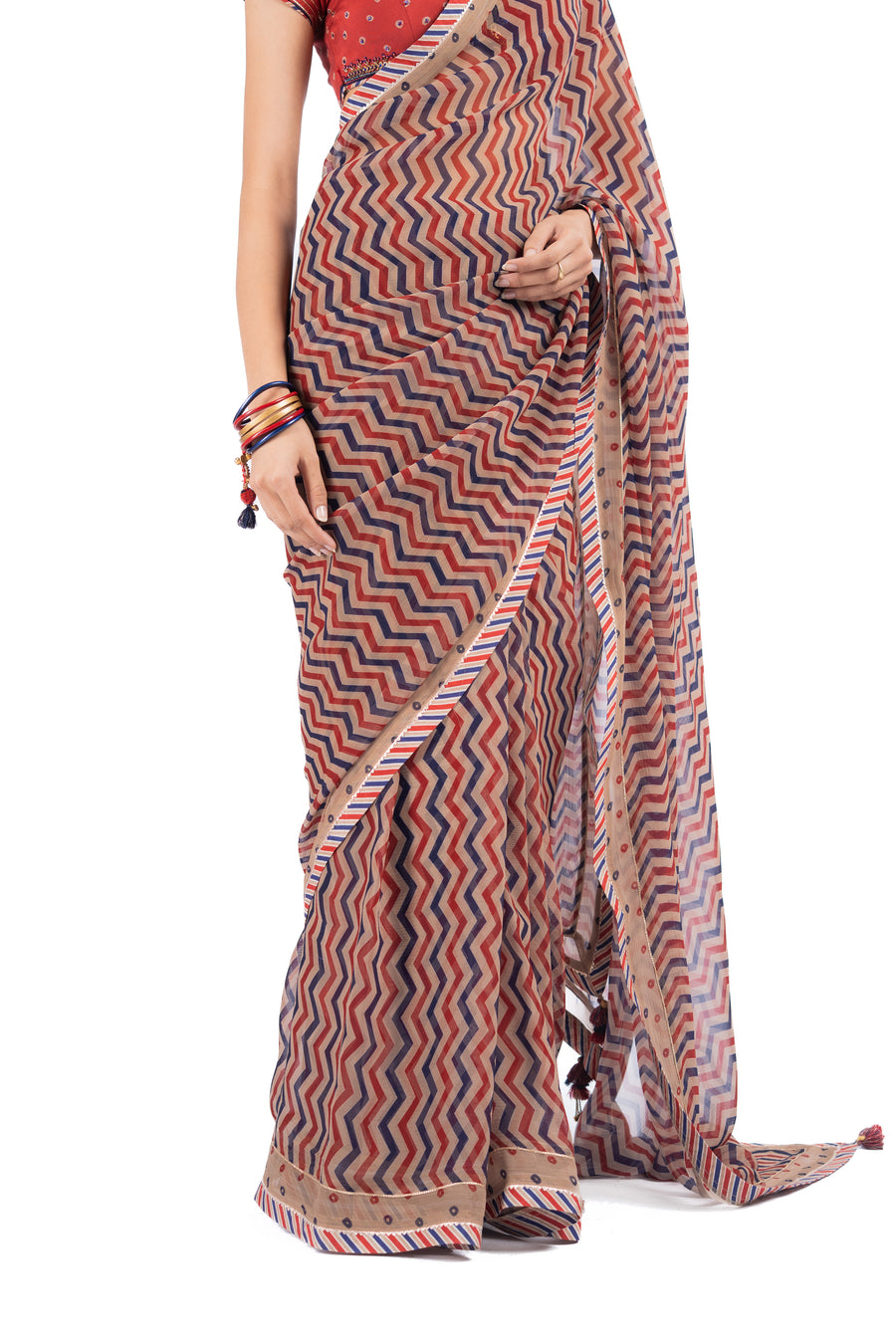 NUPUR SAREE WITH UNSTITCHED BLOUSE