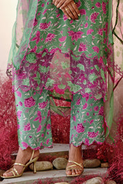 Shabana Straight Kurta Set of 3 •