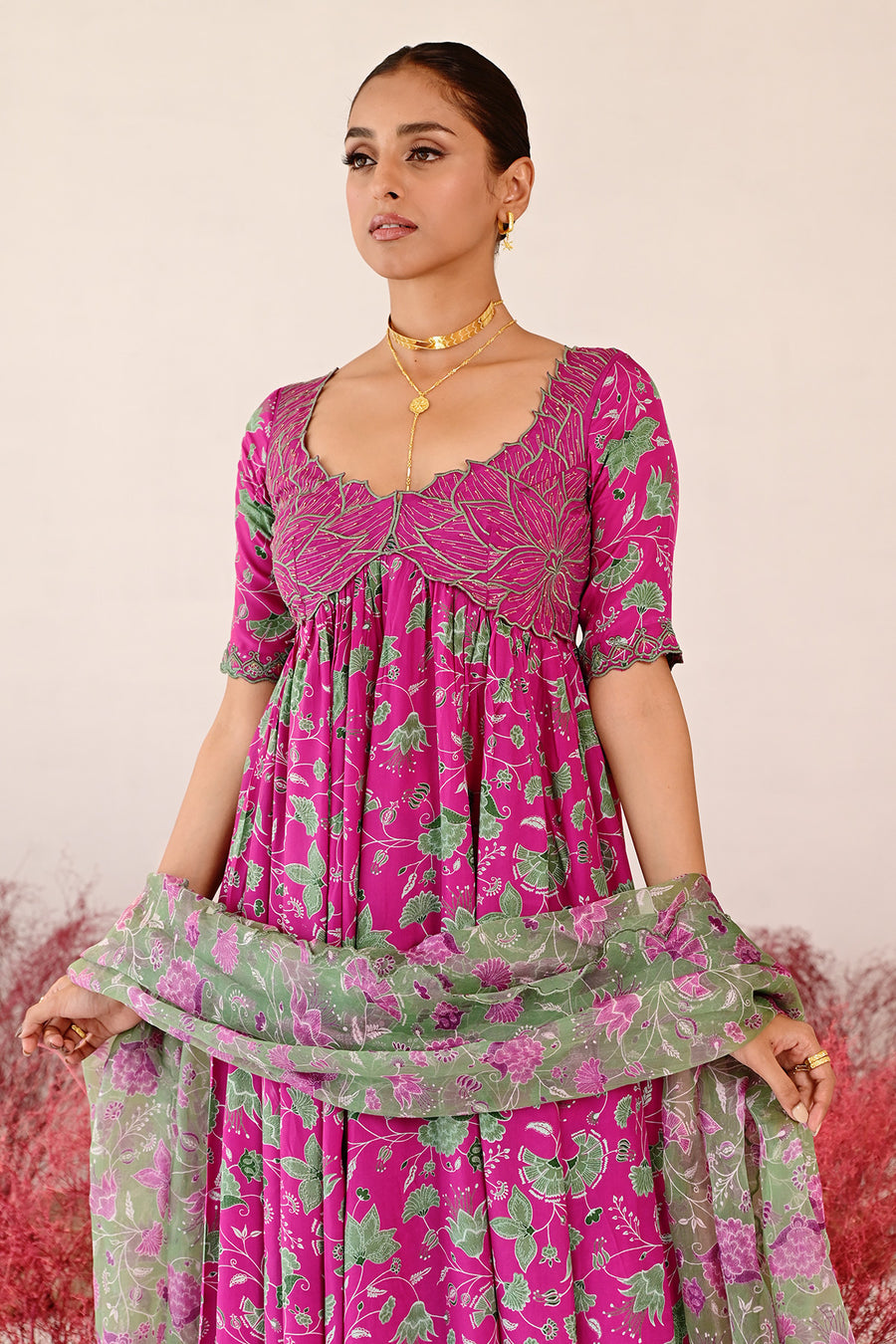 Gulnaaz Anarkali kurta