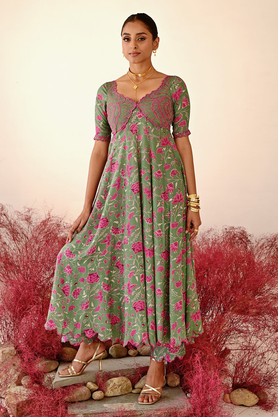 Haana Anarkali set of 3 °