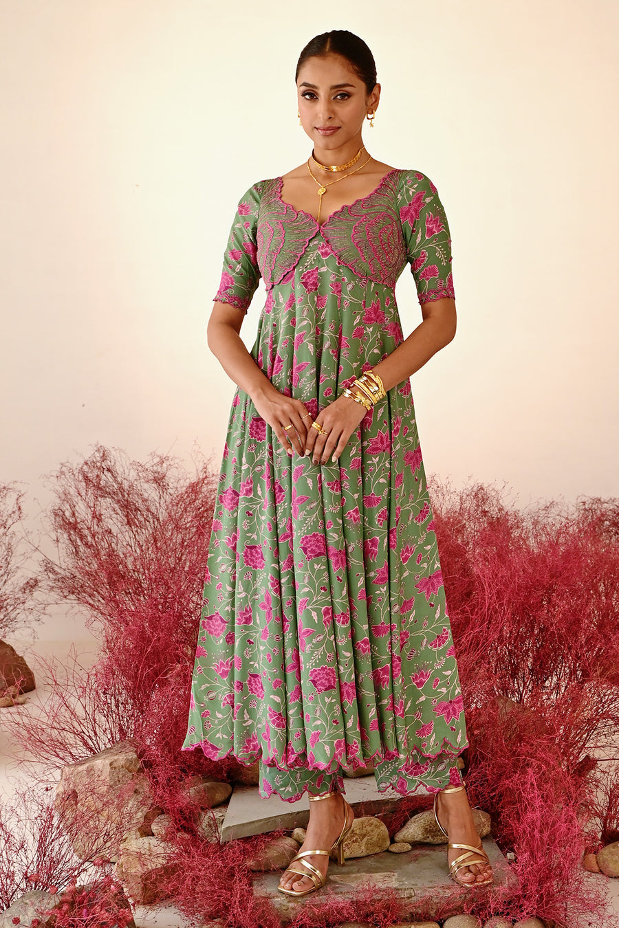 Haana Anarkali set of 3 °