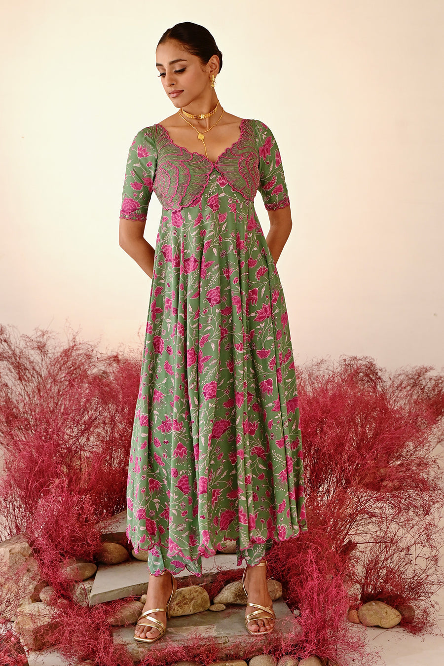 Haana Anarkali set of 3 °