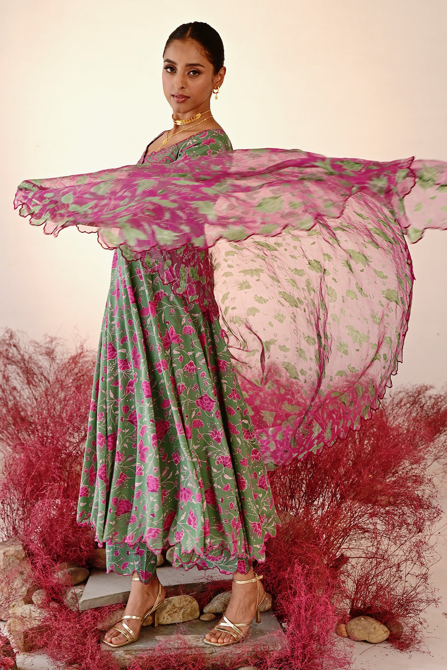 Haana Anarkali set of 3 °