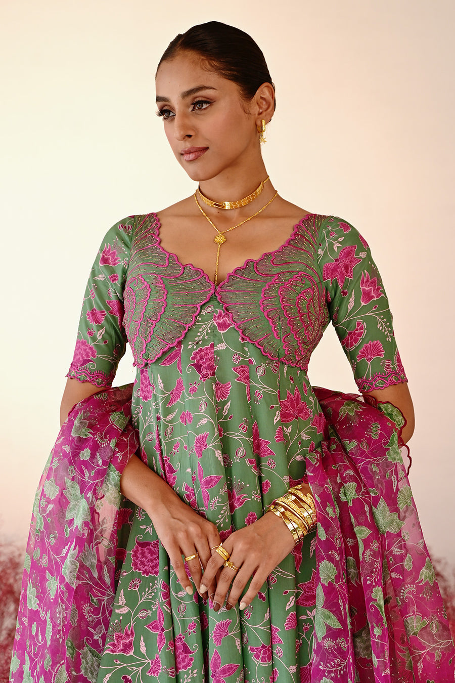 Haana Anarkali set of 3 °