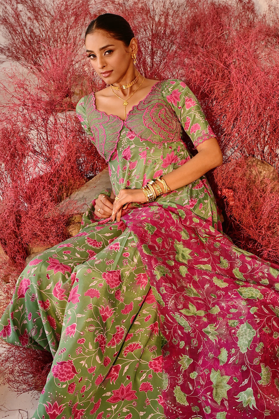 Haana Anarkali set of 3 °
