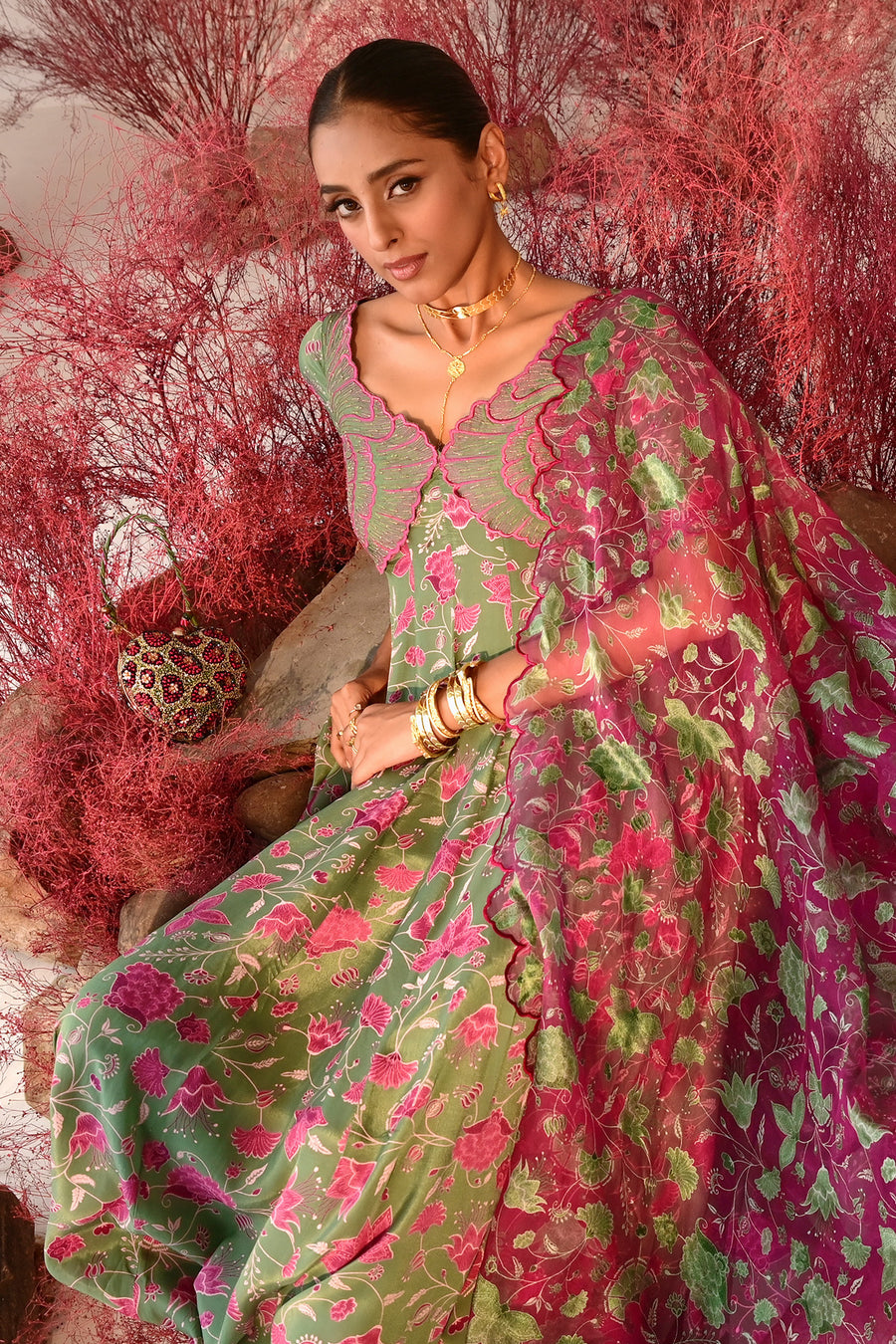 Haana Anarkali set of 3 °