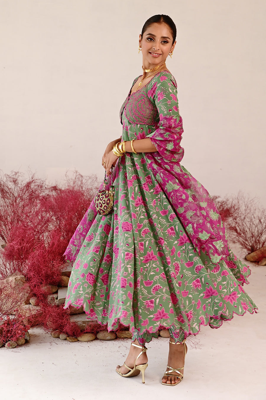 Haana Anarkali set of 3 °