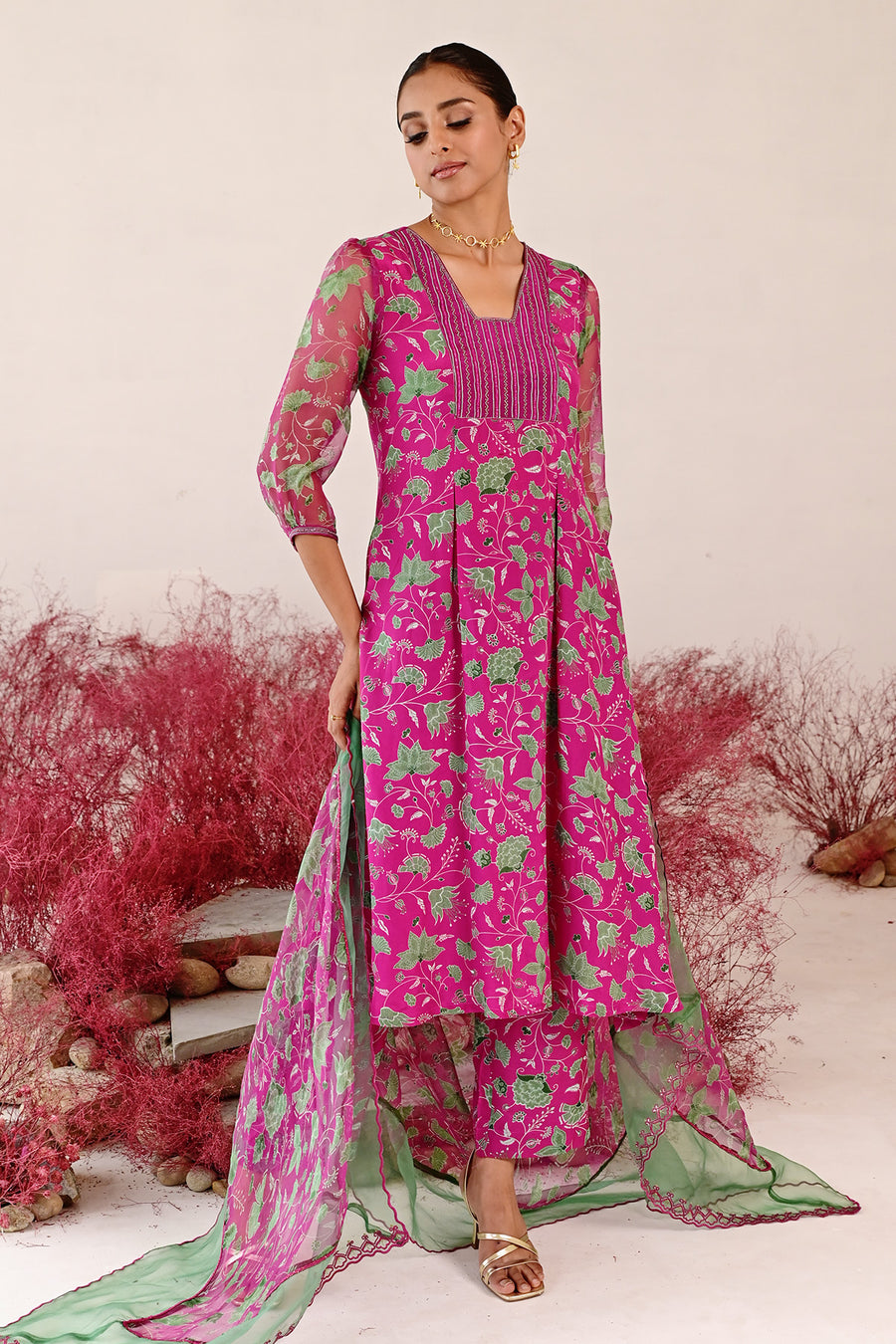 Leela A-Line Kurta Set of 3