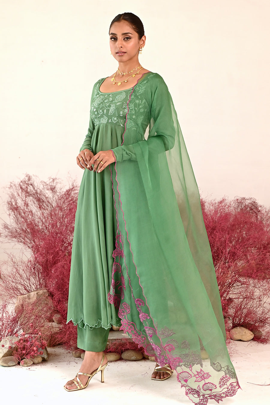 Manohari Anarkali Set of 3