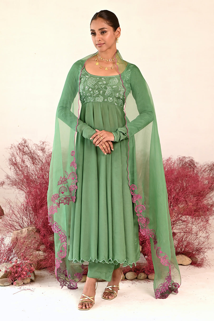 Manohari Anarkali Set of 3